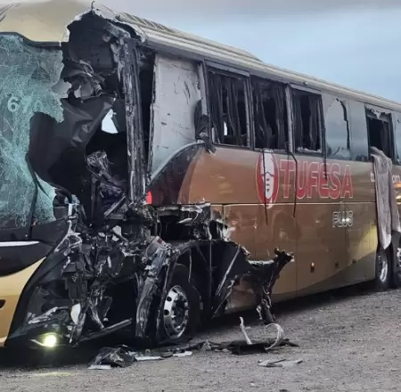 Choque de autob�s de Tufesa