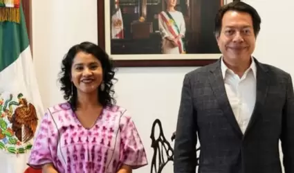 Nadia L�pez Garc�a y Mario Delgado