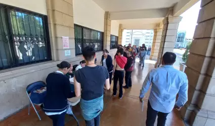 M�dulo de vacunaci�n instalado en Palacio Municipal