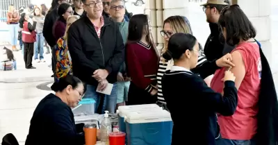 Vacunaci�n contra sarampi�n