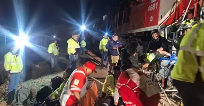 Choque de trenes en Nogales