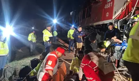Choque de trenes en Nogales