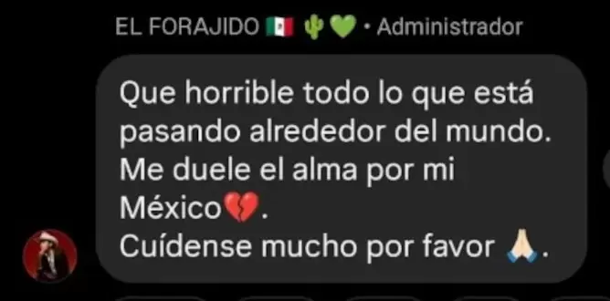 Christian Nodal lamenta ola de violencia en Jalisco