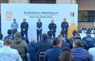 Entregan veh�culos, uniformes y equipamiento a Polic�a Municipal de Hermosillo