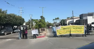 Manifestaci�n de vecinos de Villa Sat�lite