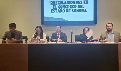 Diputados de oposici�n en el Congreso de Sonora