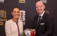Claudia Sheinbaum agradece confianza de la FIFA para que M�xico sea sede de la Copa Mundial