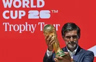 M�xico recibe el trofeo de la Copa del Mundo de la FIFA