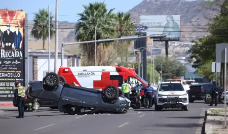 Volcamiento en Hermosillo