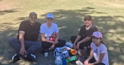 Familia en el Parque Madero