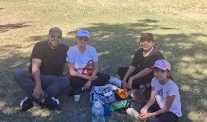 Familia en el Parque Madero