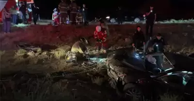 Volcamiento en la carretera Guaymas-Hermosillo