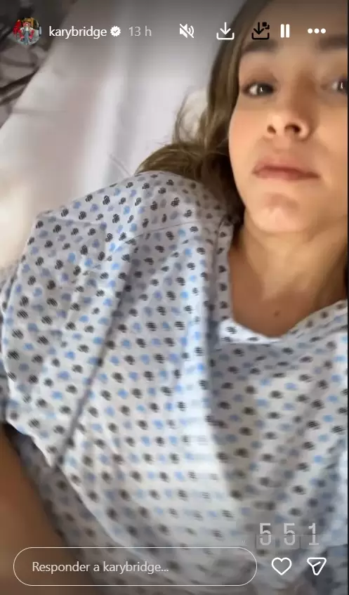 Karina Puente, esposa de Adri�n Marcelo, fue hospitalizada