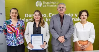 Firman Tec de Monterrey y Barra Sonorense de Abogados convenio de colaboraci�n e