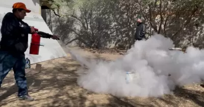 Capacitan a choferes del transporte urbano en prevenci�n y atenci�n de incendios