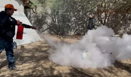 Capacitan a choferes del transporte urbano en prevenci�n y atenci�n de incendios