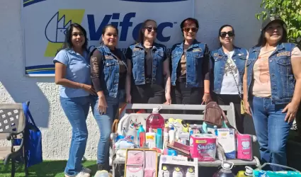 Club de motociclistas Caballeros realizaron la entrega de apoyos a la organizaci