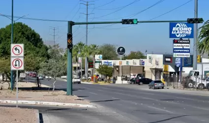 Sem�foro peatonal Hermosillo