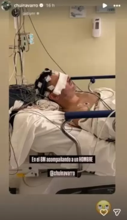 Jes�s Navarro de Reik fue hospitalizado