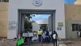 Bloqueo de acceso a juzgados en Hermosillo