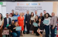 Beneficiar�n a poblaci�n vulnerable con entrega de 100 m�quinas de coser