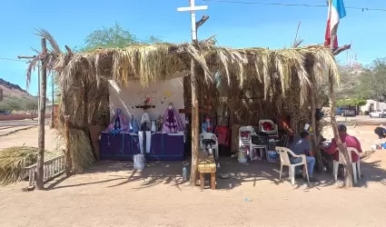 Ramada yaqui en la Hacienda de la Flor