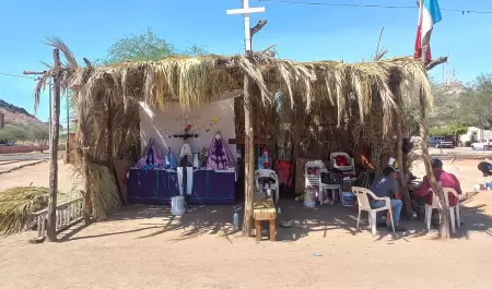 Ramada yaqui en la Hacienda de la Flor