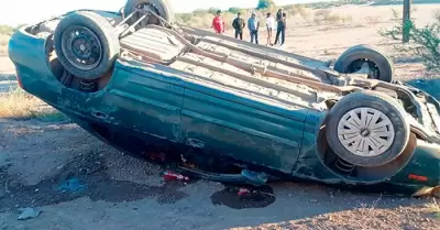 Volcamiento en la Costa de Hermosillo