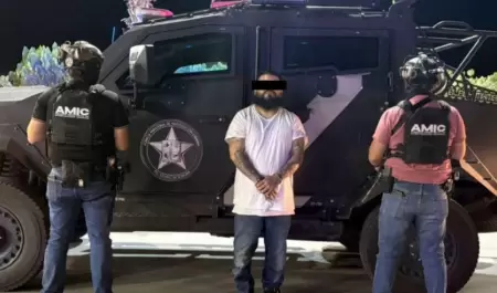 Marco Antonio "N", alias "Sapo", detenido en Nogales