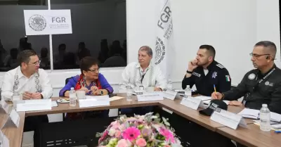 Reuni�n con personal de la subsede de la FGR en Manzanillo, Colima
