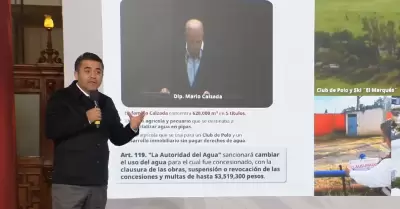 Exhiben a diputado por explotar de forma ilegal concesiones de agua