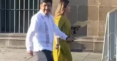 Hugo Aguilar, presidente de la Suprema Corte de Justicia de la Naci�n, acude a r