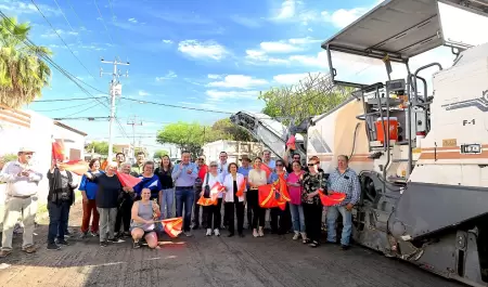 Recarpeteo en calle Sahuaripa