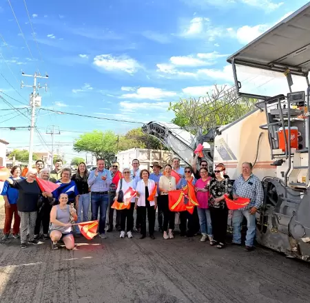 Recarpeteo en calle Sahuaripa