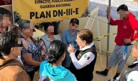 Labores de rescate de mineros en Sinaloa