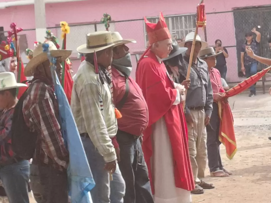Ceremonia del Domingo de Ramos en el Coloso Bajo