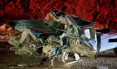 Choque en carretera a La Colorada