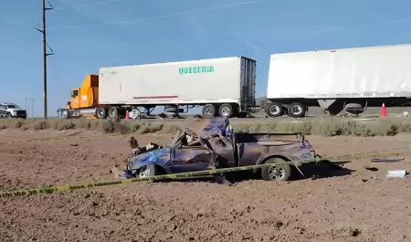 Choque en la calle Cuatro, en la Costa de Hermosillo