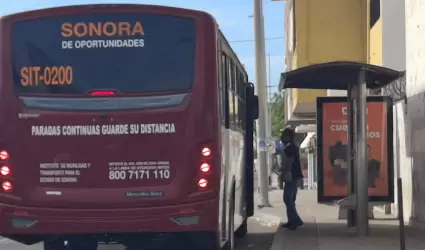 Camiones, transporte p�blico, Hermosillo