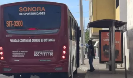 Camiones, transporte p�blico, Hermosillo