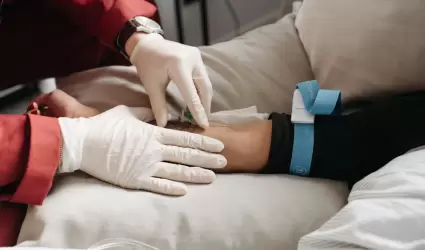 paciente, suero, canalizaci�n