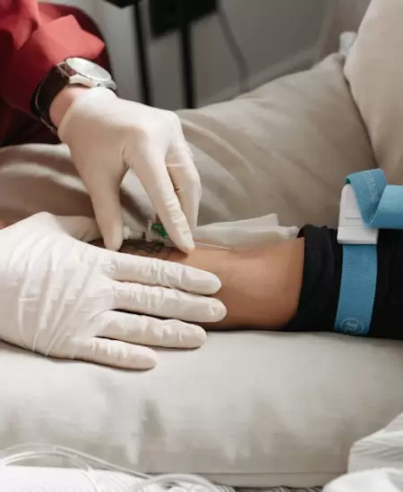 paciente, suero, canalizaci�n