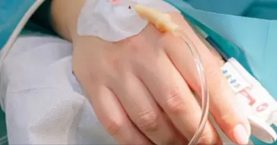 Paciente con l�nea Iv