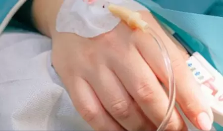 Paciente con l�nea Iv