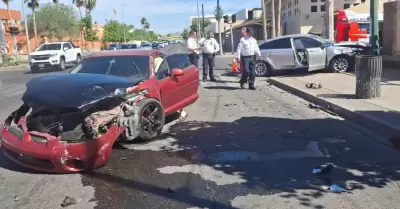 Choque en Rosales y Colosio