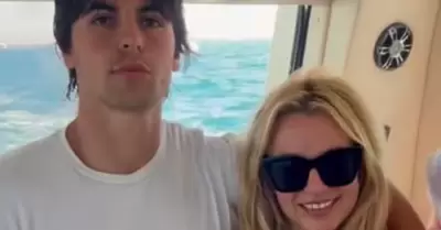 Britney Spears y su hijo.