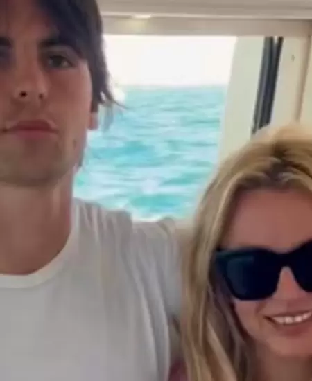 Britney Spears y su hijo.