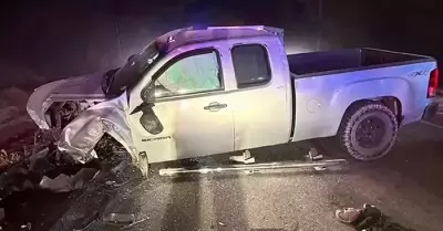 Choque en la carretera al Golfo de Santa Clara