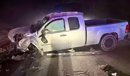 Choque en la carretera al Golfo de Santa Clara