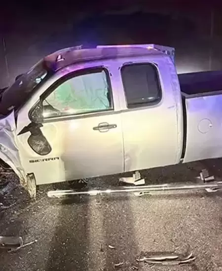 Choque en la carretera al Golfo de Santa Clara